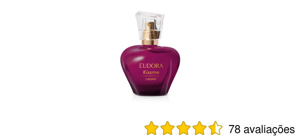 Eudora Kiss Me Cabernet Desodorante Colônia 50ml | Eudora